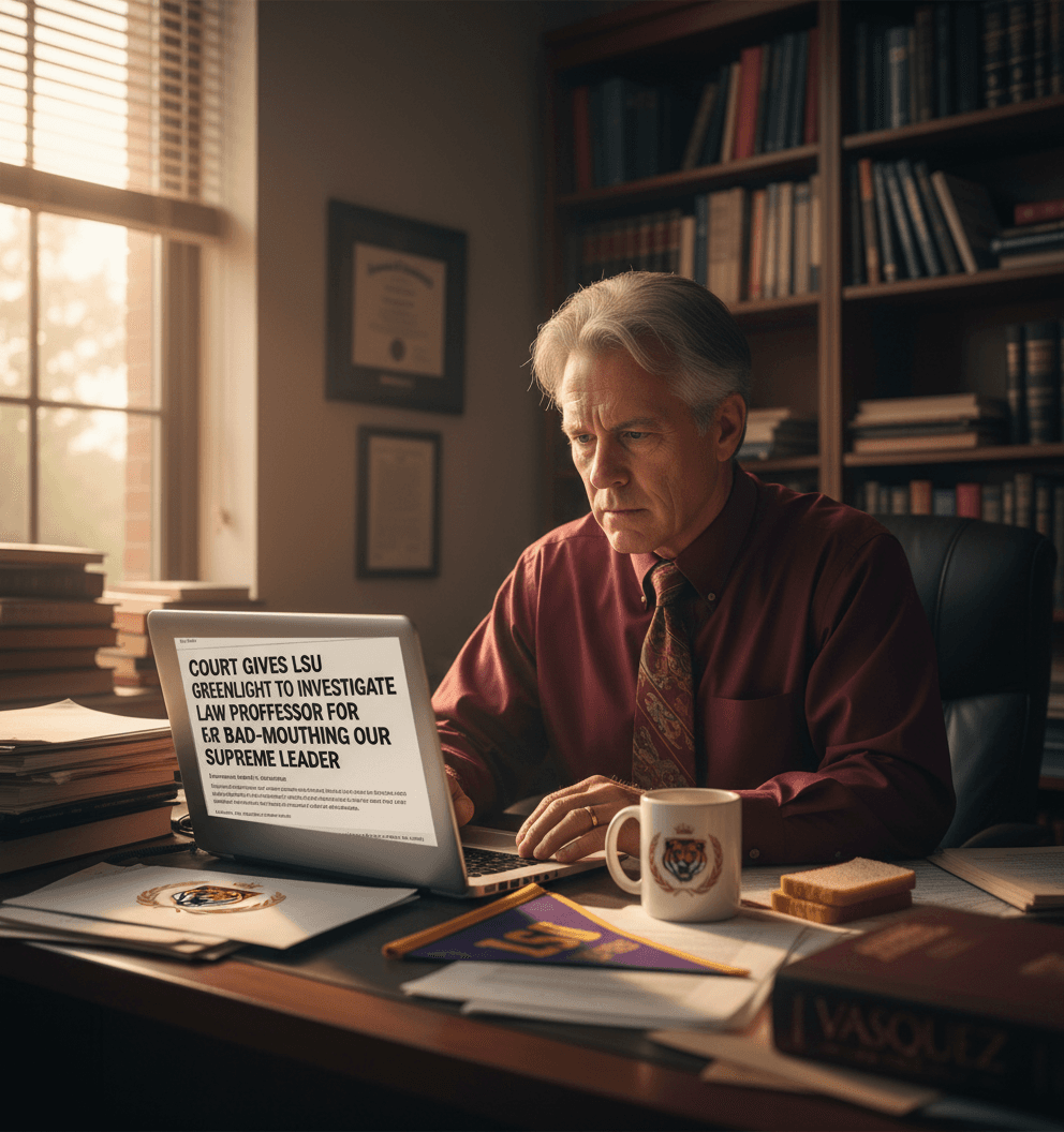 Court Authorizes LSU Investigation on Professor's Remarks